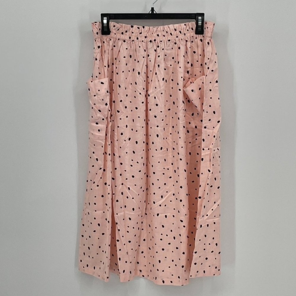 ASOS Design Midi Skirt with Pocket Detail in Spot Print